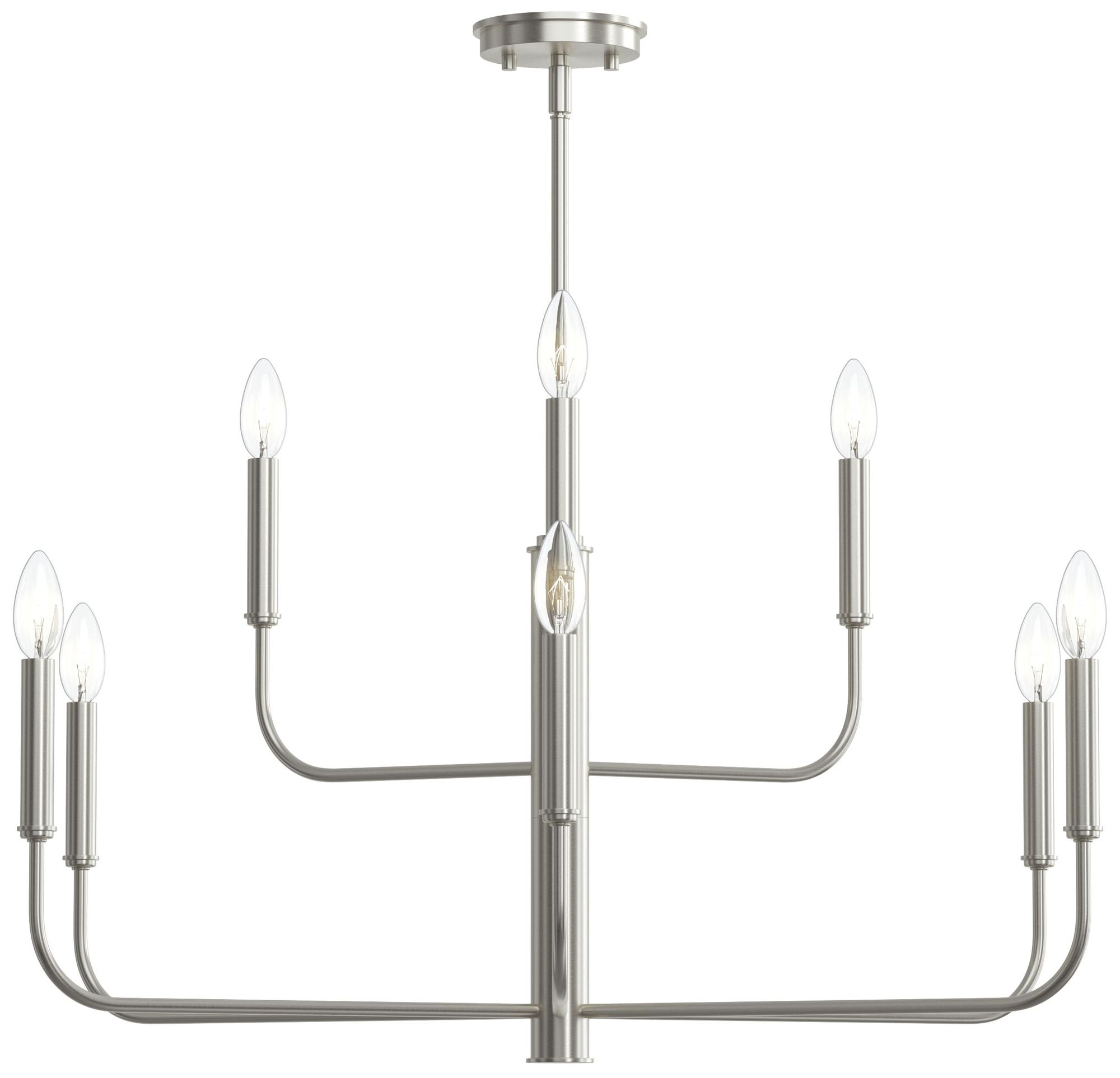 Reines Nine-Light Two-Tier  Chandelier