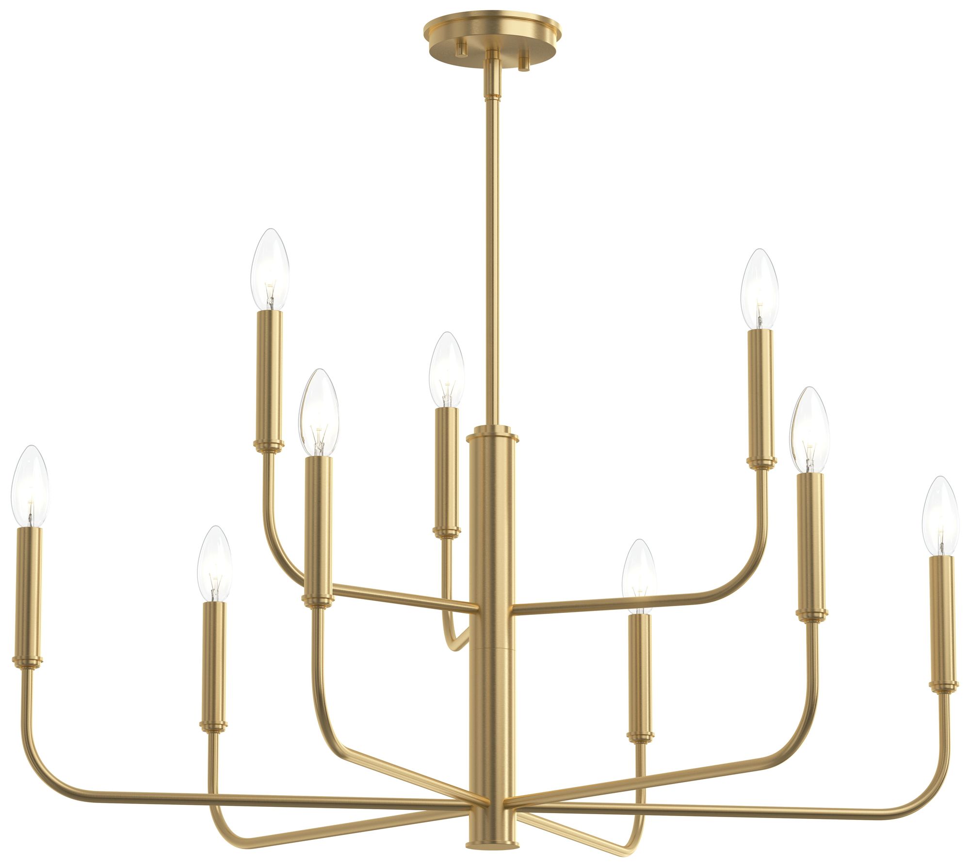 Image 2 Reines Nine-Light Two-Tier  Chandelier