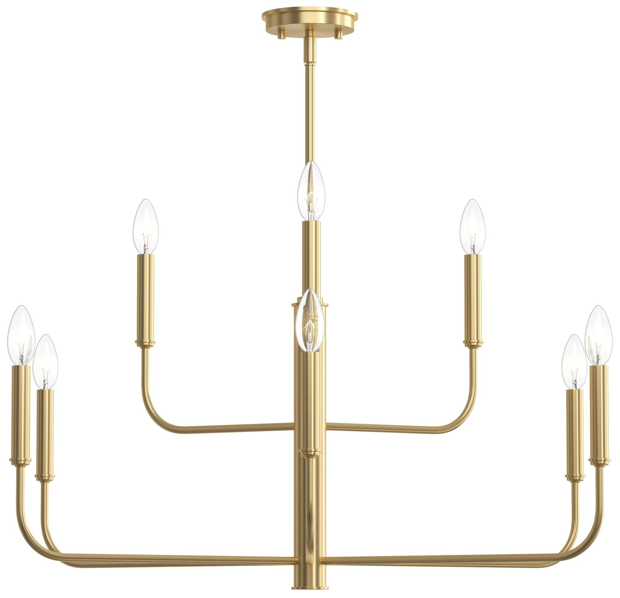 Reines Nine-Light Two-Tier  Chandelier