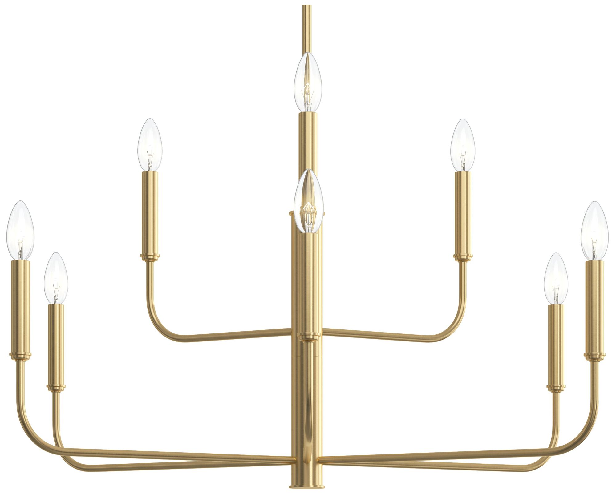 Reines Nine-Light Two-Tier  Chandelier