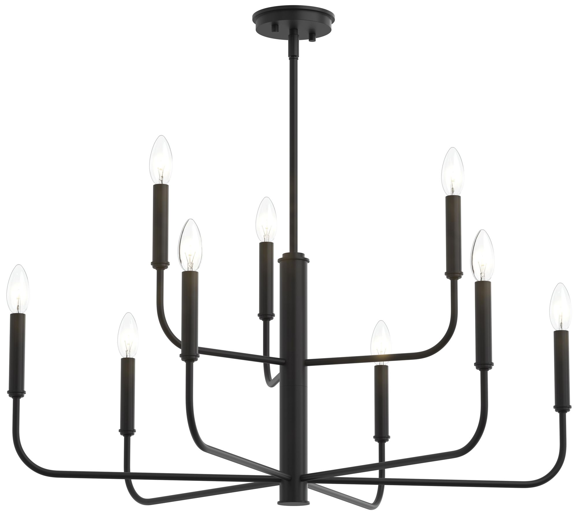 Reines Nine-Light Two-Tier  Chandelier