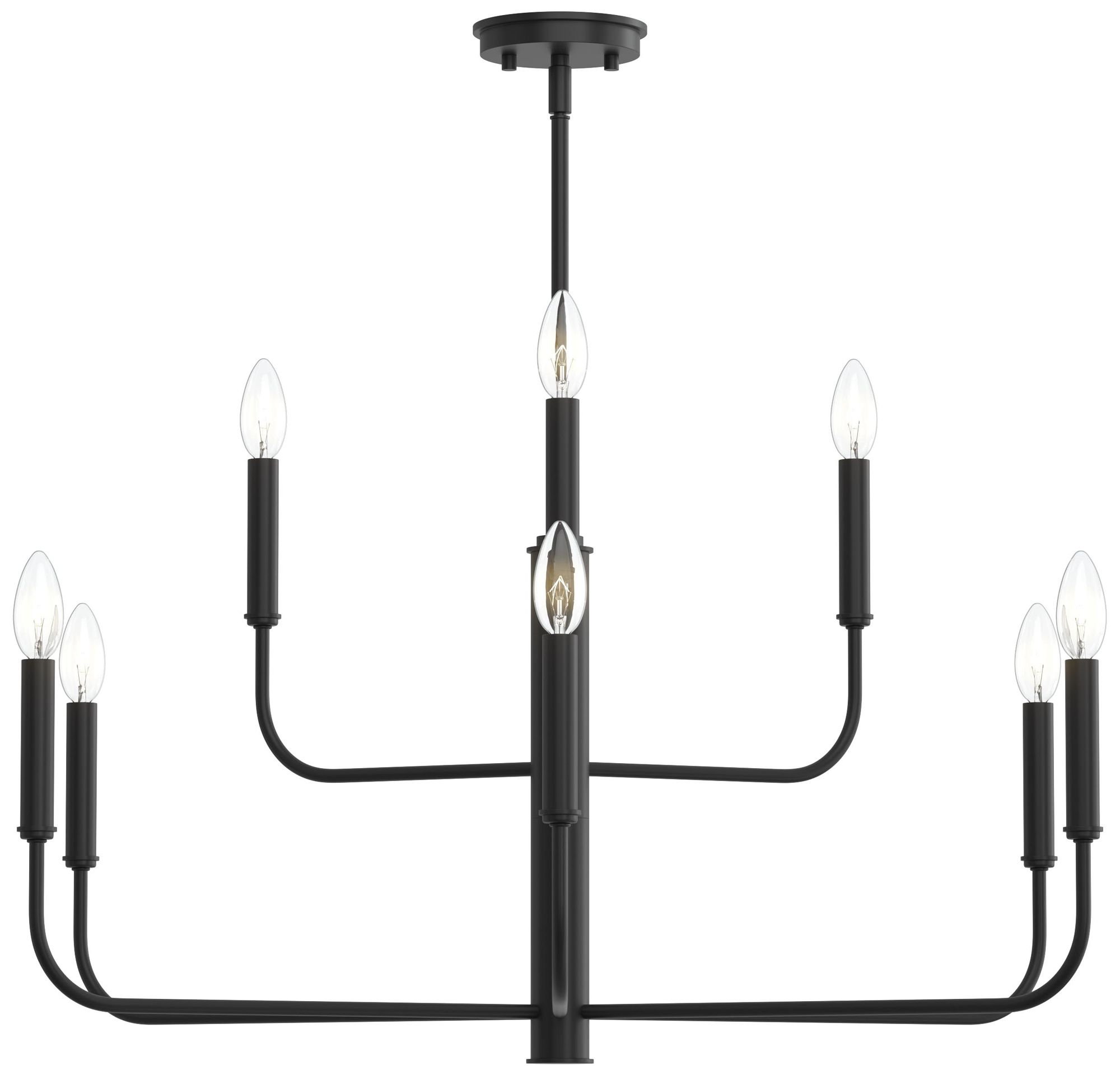 Reines Nine-Light Two-Tier  Chandelier