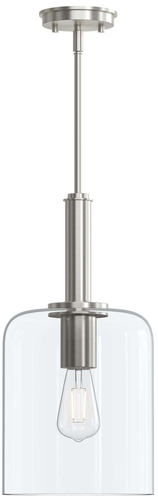 Image 7 Reines One-Light Pendant with Clear Glass Shade more views
