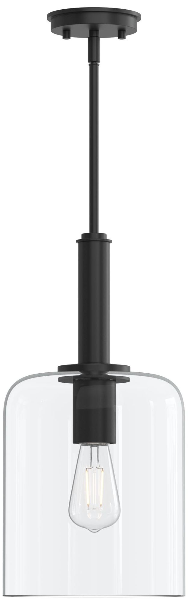 Image 7 Reines One-Light Pendant with Clear Glass Shade more views