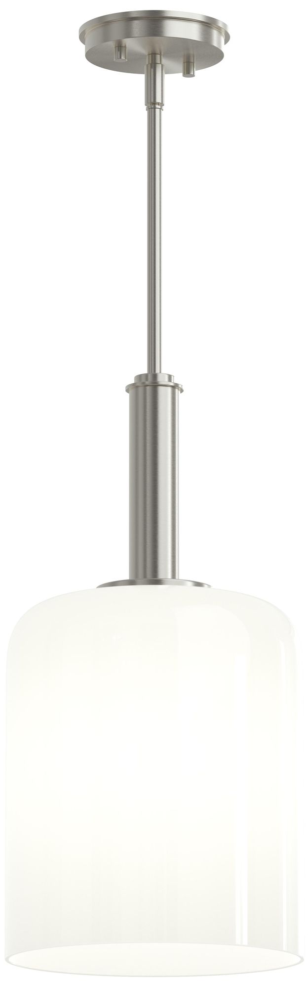 Reines One-Light Pendant with Opal Glass Shade
