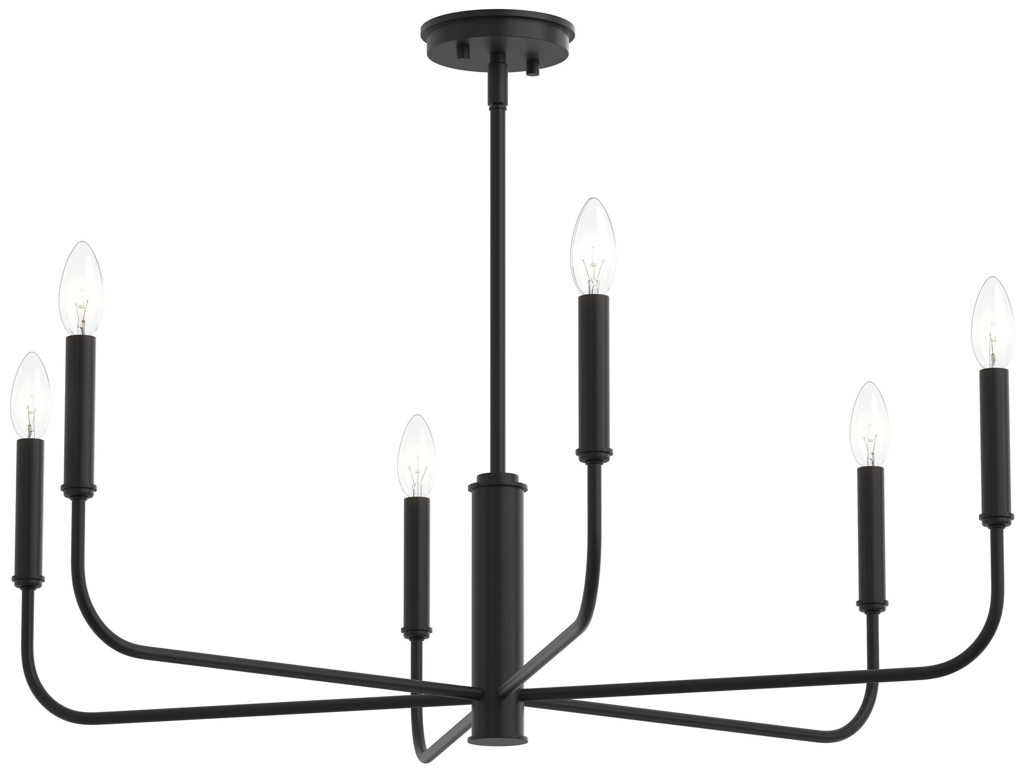 Reines Six-Light Large  Chandelier