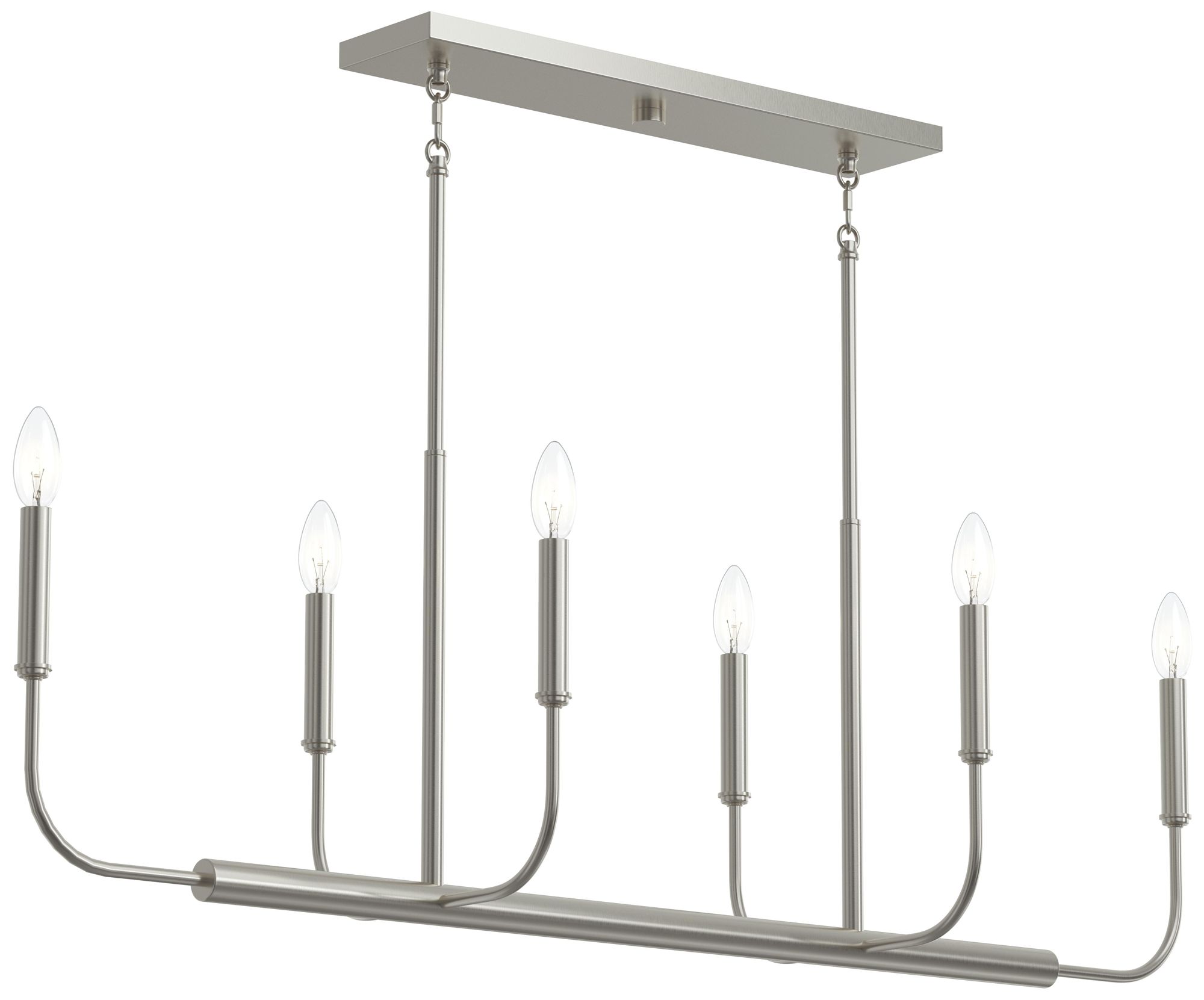 Reines Six-Light Linear  Chandelier