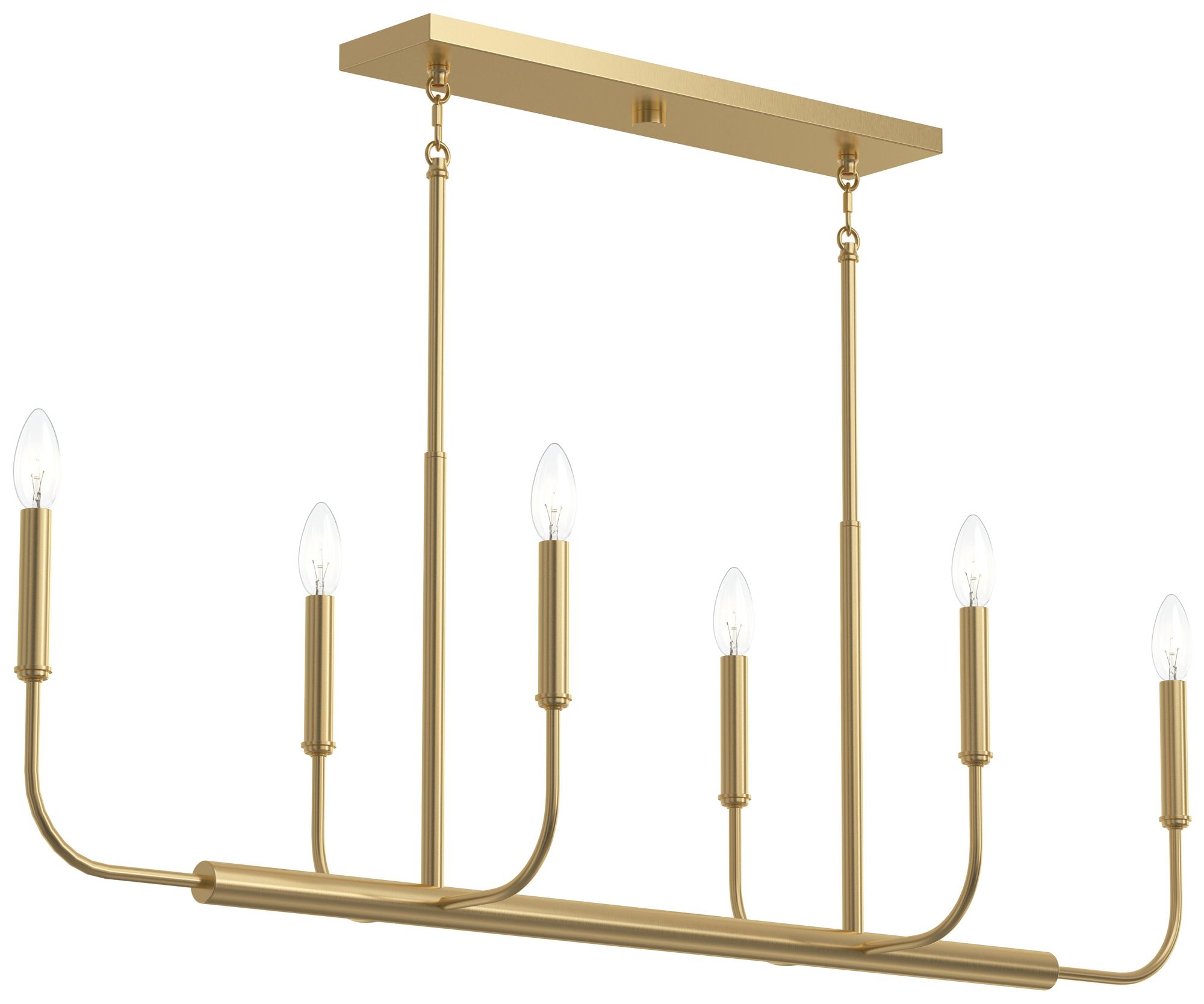 Reines Six-Light Linear  Chandelier
