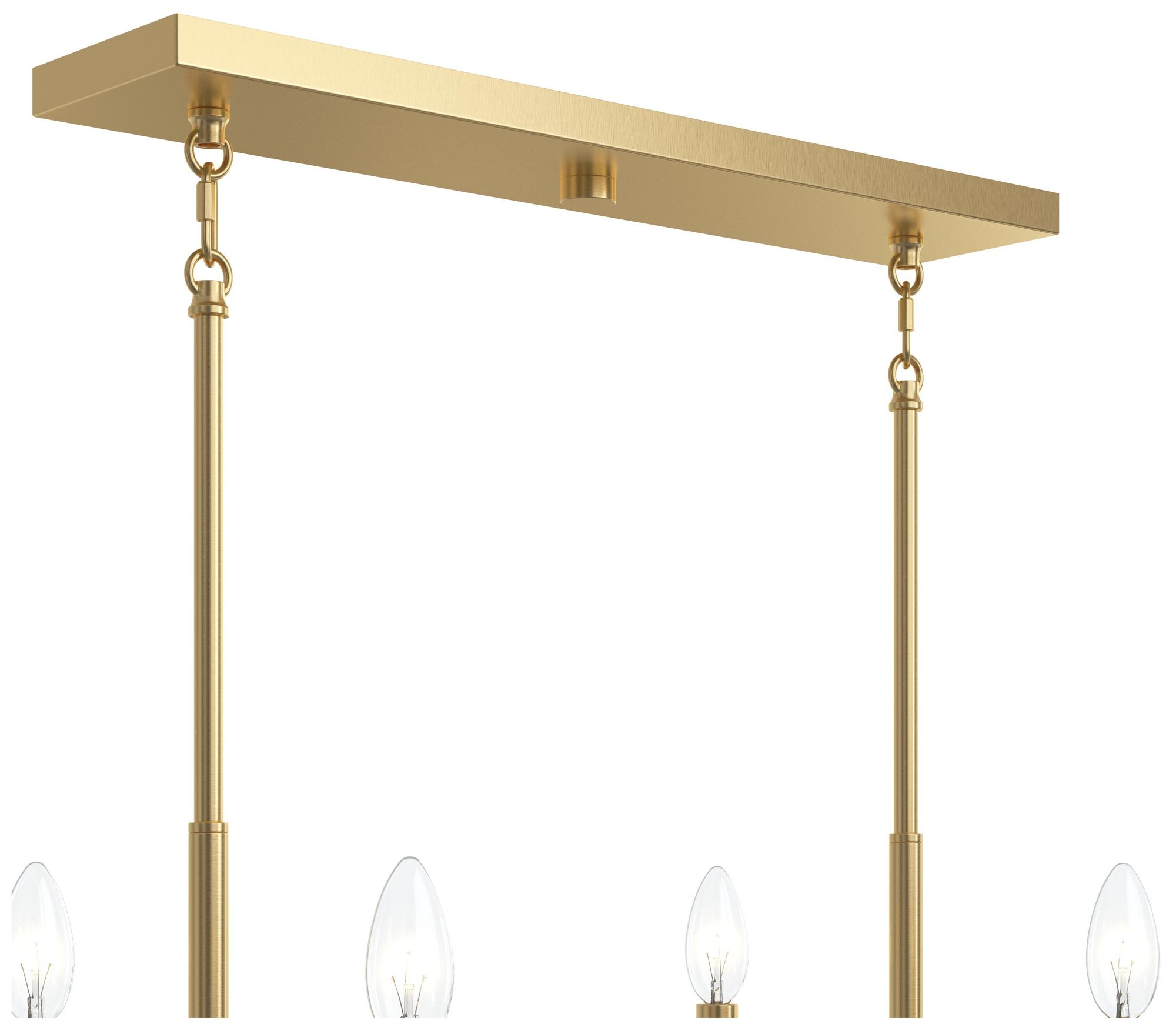Image 7 Reines Six-Light Linear  Chandelier more views