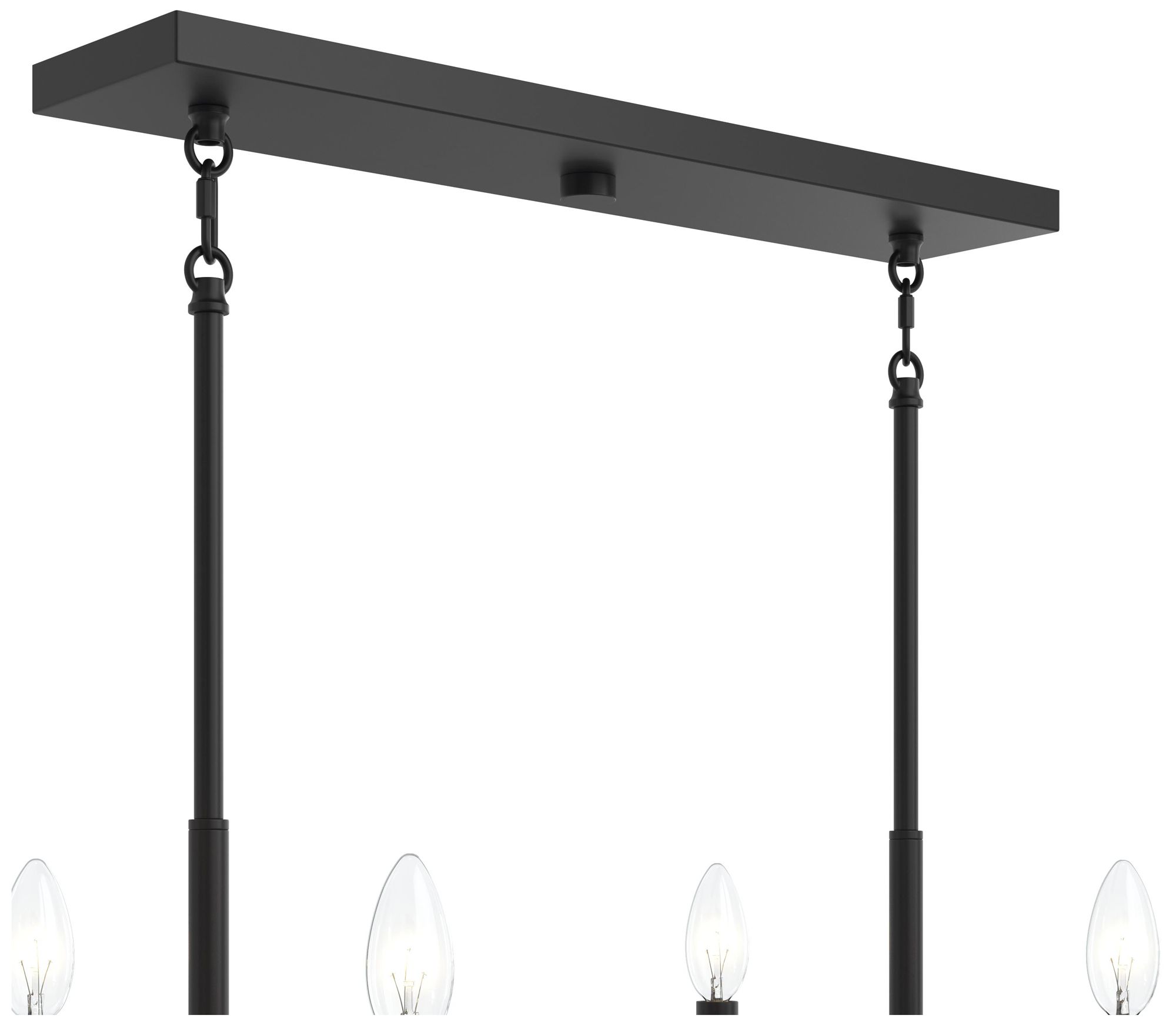 Image 7 Reines Six-Light Linear  Chandelier more views