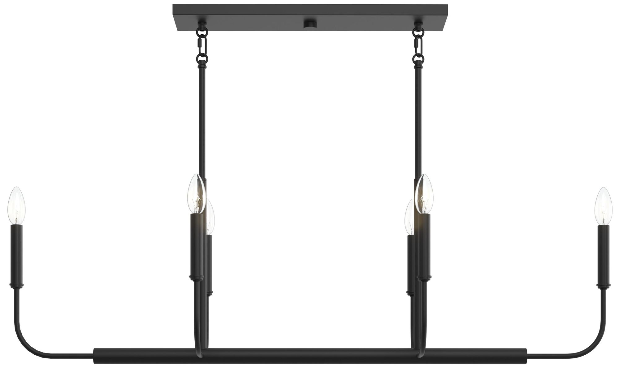 Reines Six-Light Linear  Chandelier