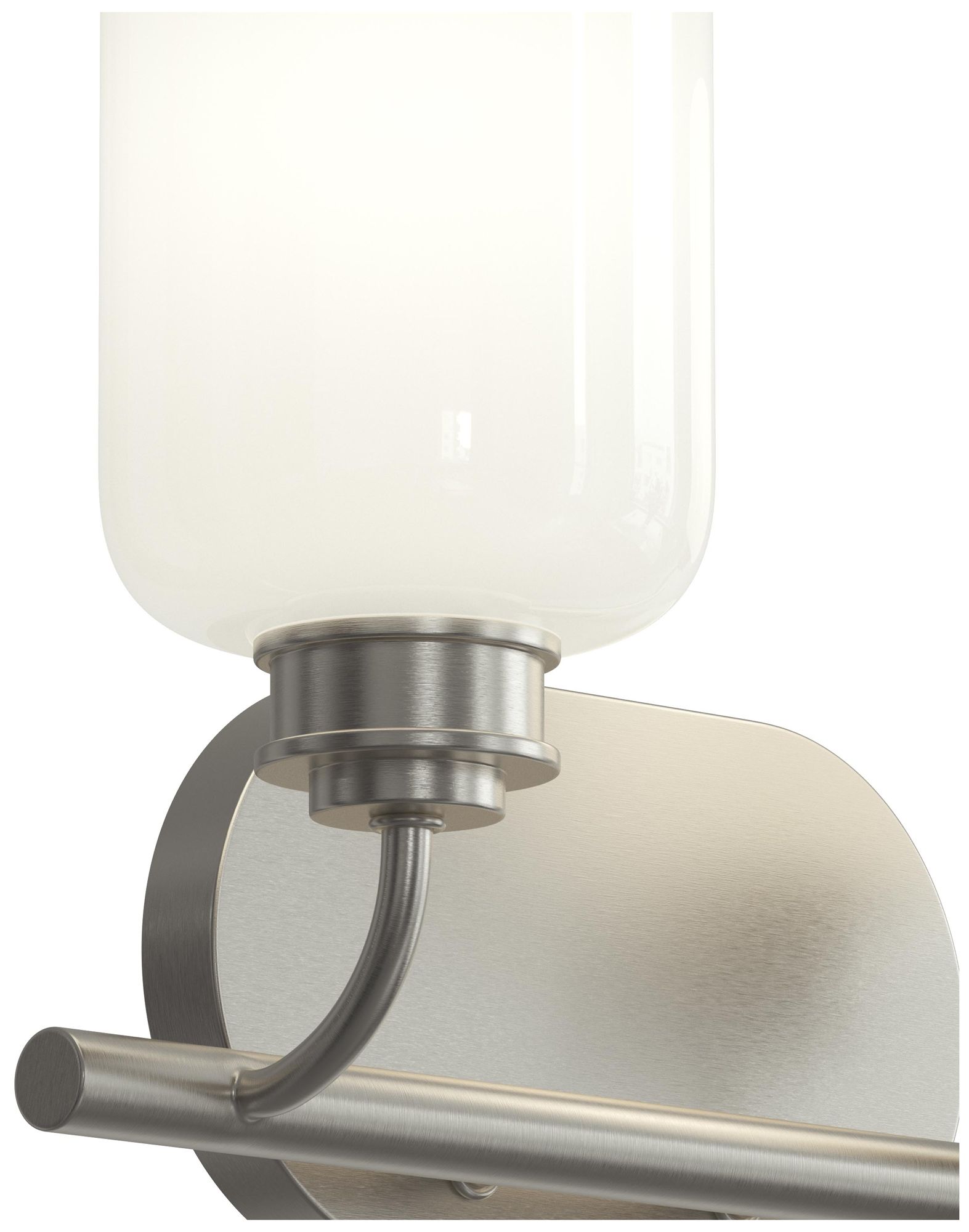Image 7 Reines Two-Light Bath Vanity with Opal Glass Shades more views