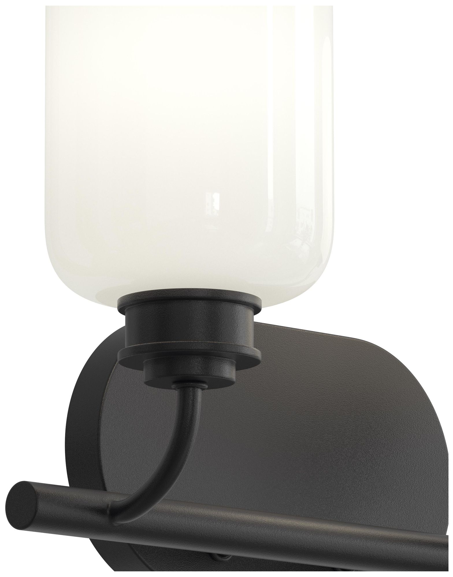 Image 7 Reines Two-Light Bath Vanity with Opal Glass Shades more views
