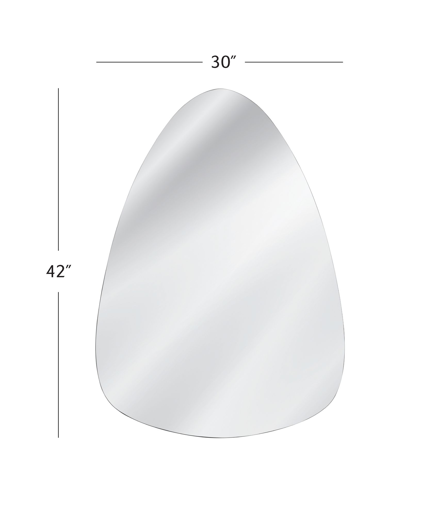 Image 5 Reinhold 30" x 42" Silver Wall Mirror more views