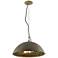 Relativity 27" Wide Salvage Zinc Pendant Light