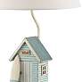 Relax At The Beach Coastal Surf Table Lamp Set of 2