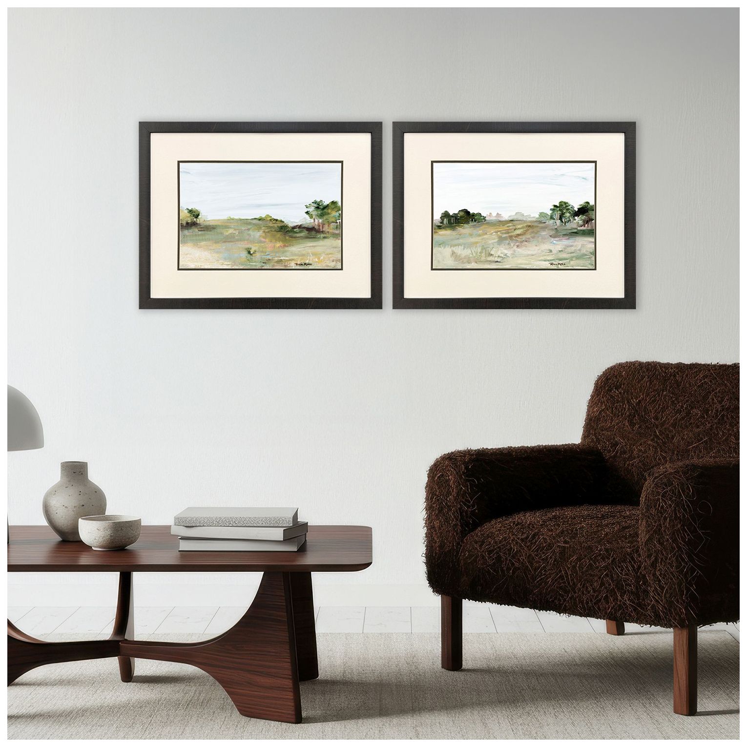 Image 5 Relaxing View 26"W x 20"H Framed Art - Set of 2 more views