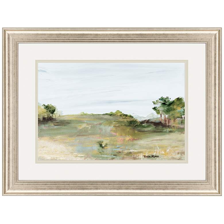 Image 1 Relaxing View I 53" Wide Framed Giclee Wall Art