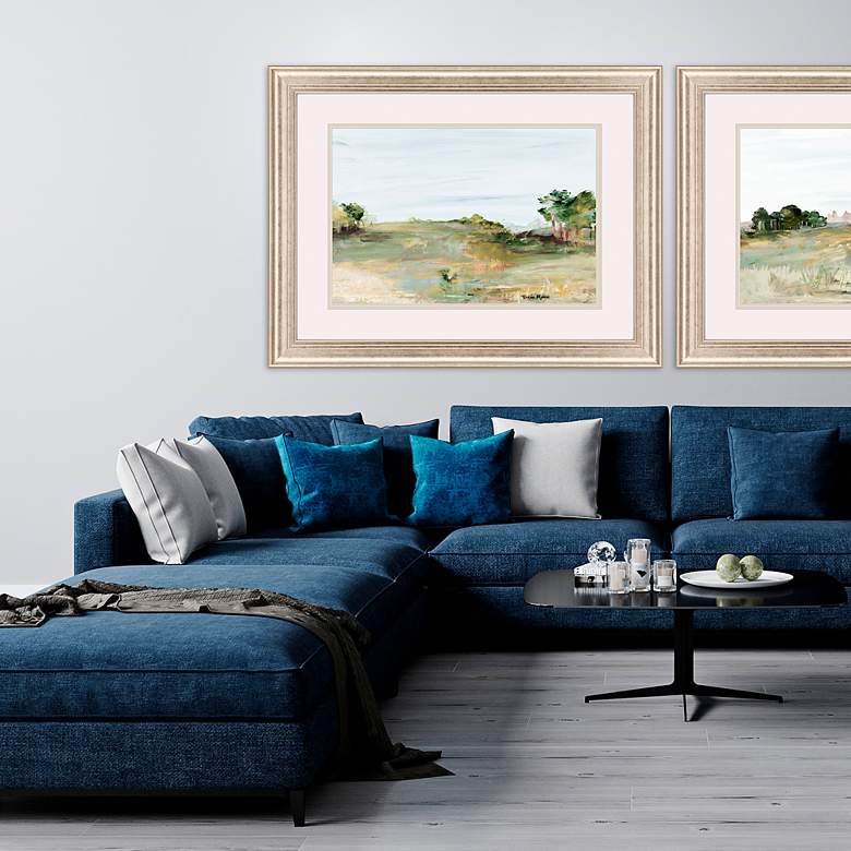 Image 4 Relaxing View I 53" Wide Framed Giclee Wall Art more views