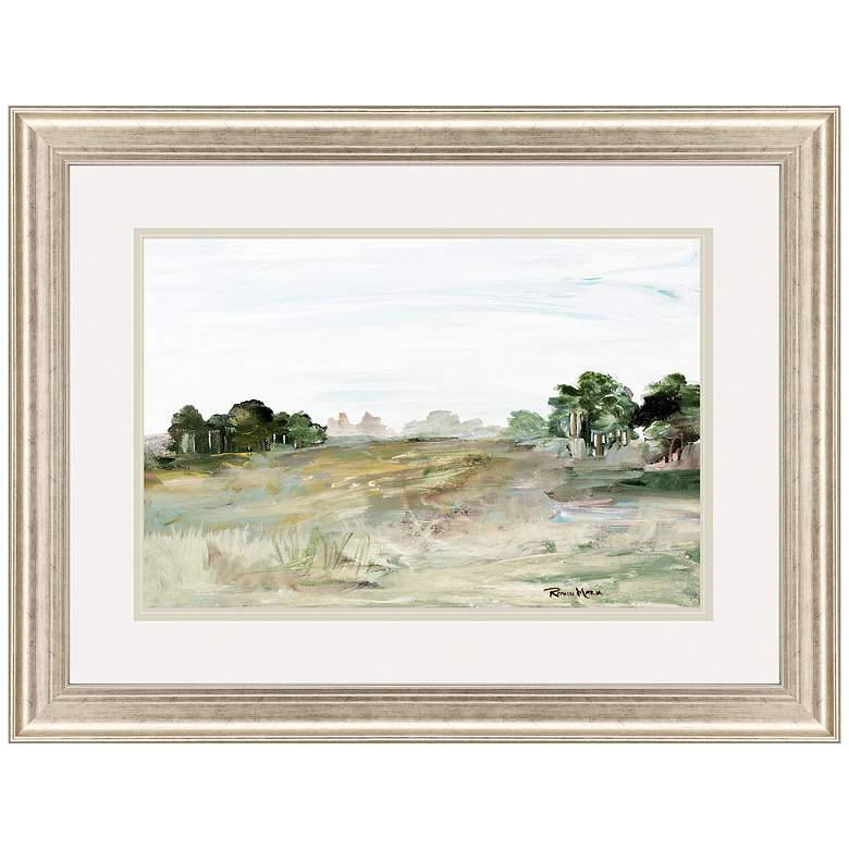 Image 1 Relaxing View II 53" Wide Framed Giclee Wall Art