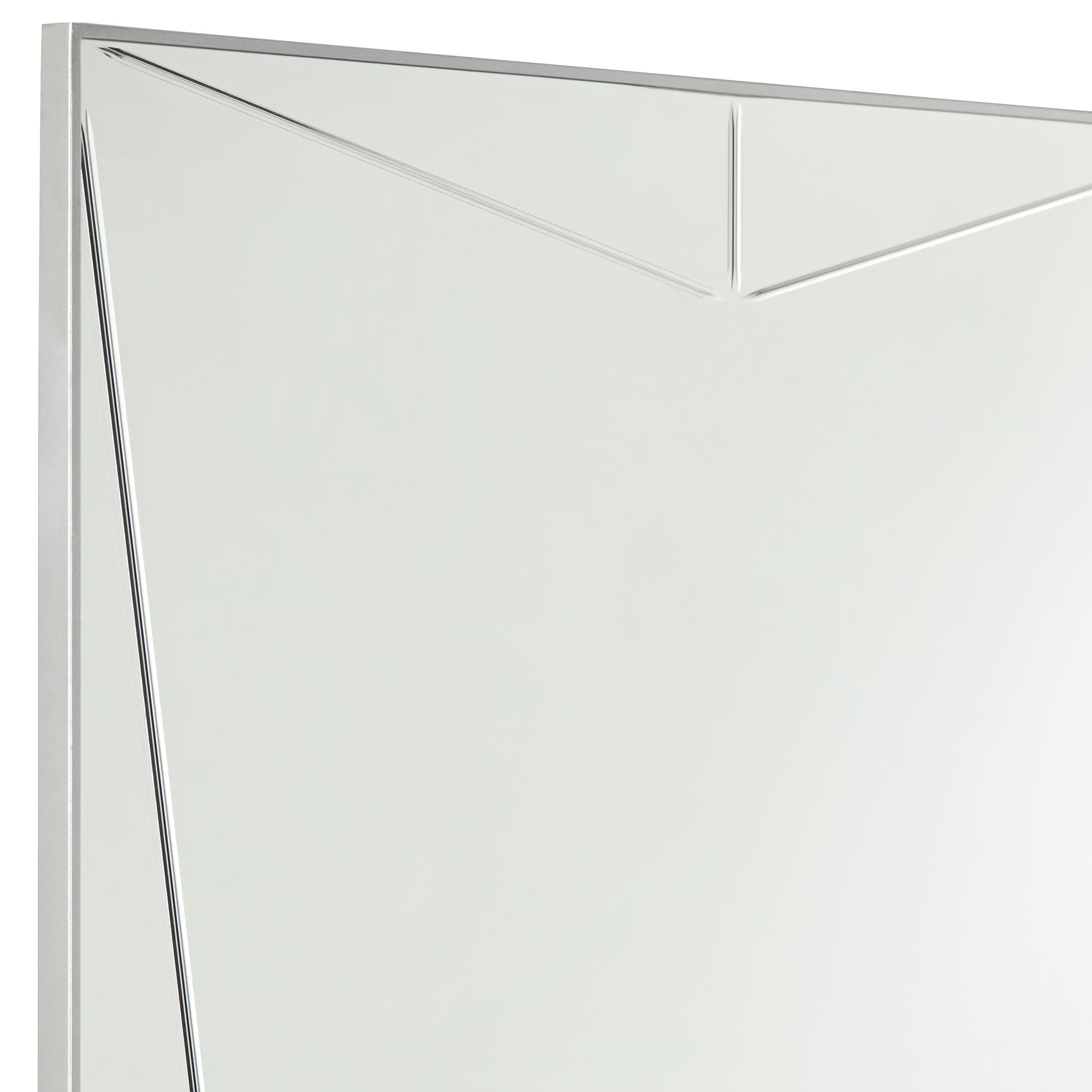 Image 2 Relevei Silver 26" x 39" Rectangular Wall Mirrors Set of 2 more views
