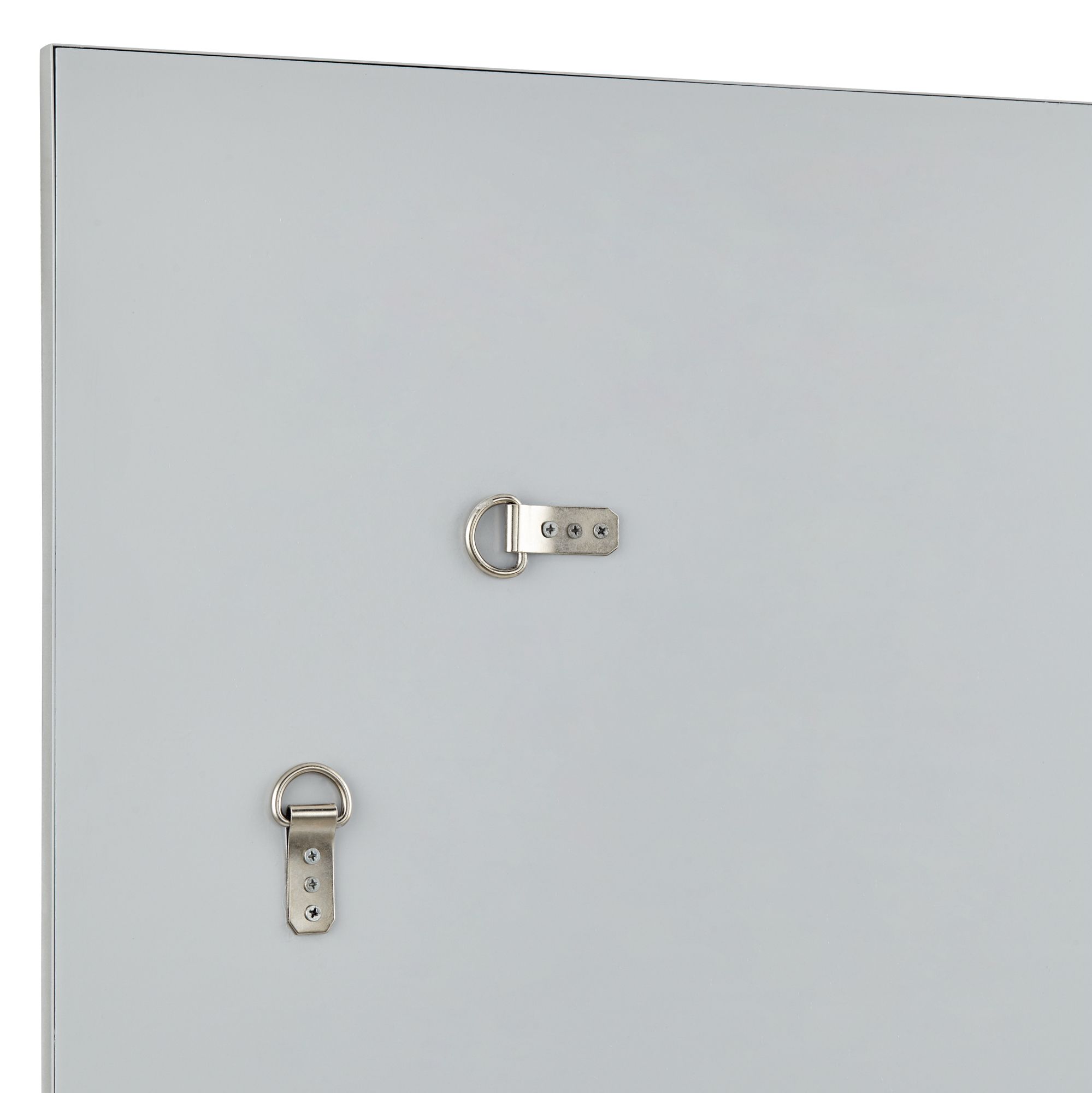 Image 3 Relevei Silver 26" x 39" Rectangular Wall Mirrors Set of 2 more views