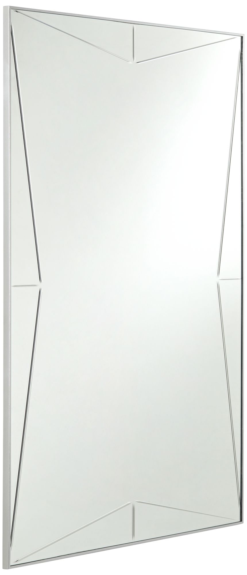 Image 5 Relevei Silver 26" x 39" Rectangular Wall Mirrors Set of 2 more views