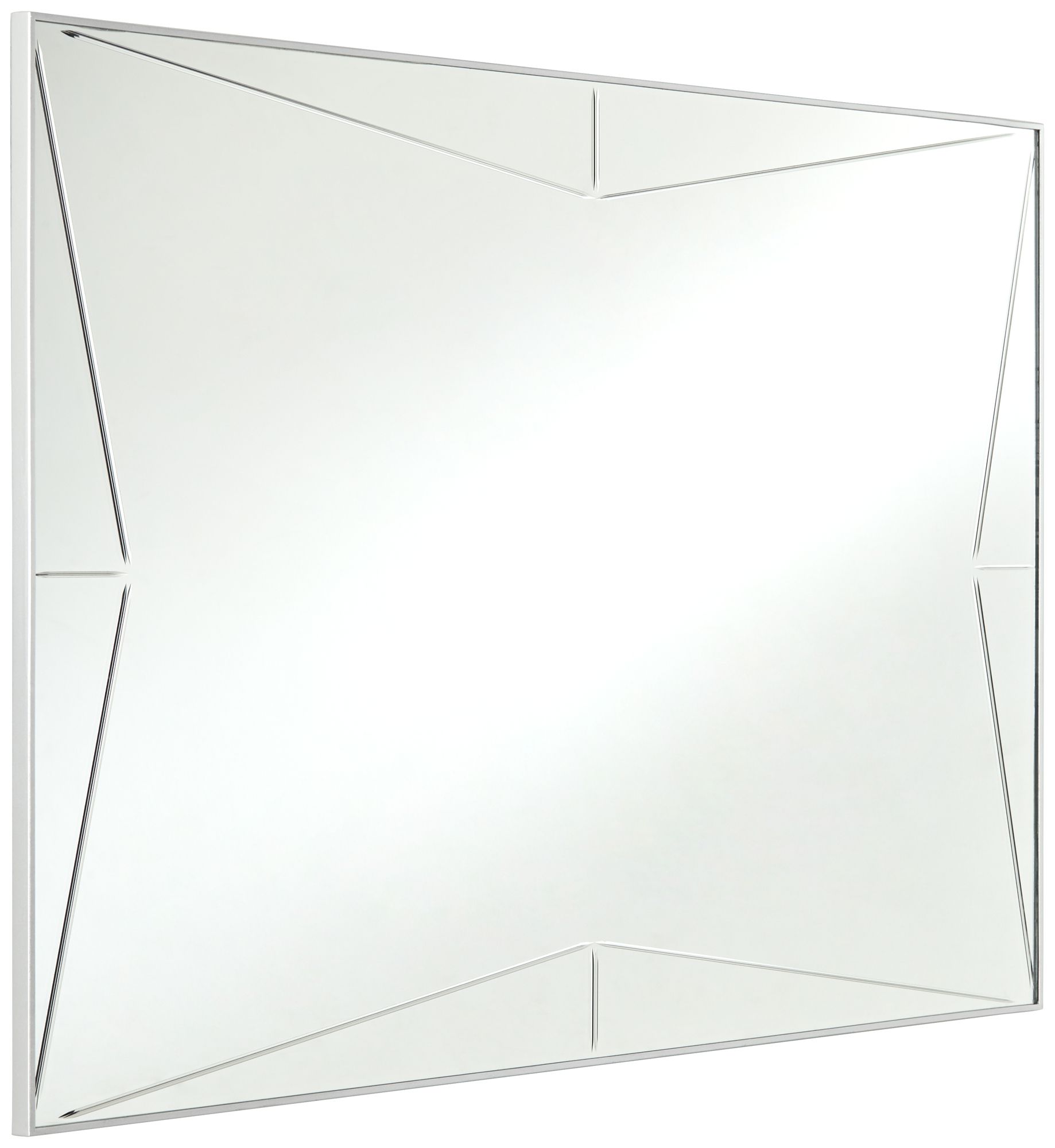 Image 6 Relevei Silver 26" x 39" Rectangular Wall Mirrors Set of 2 more views