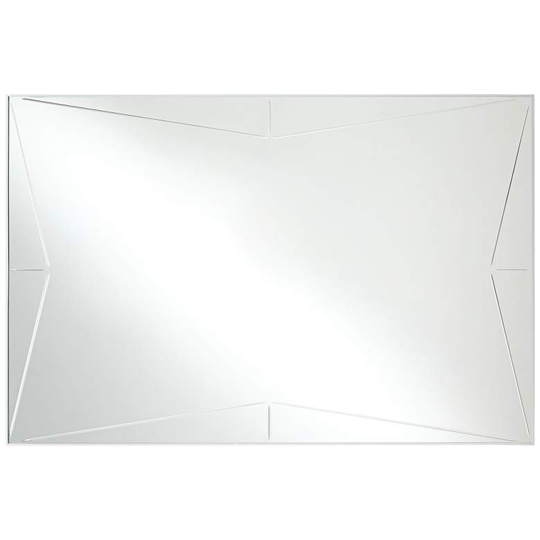 Image 4 Relevei Silver 26" x 39" Rectangular Wall Mirrors Set of 2 more views