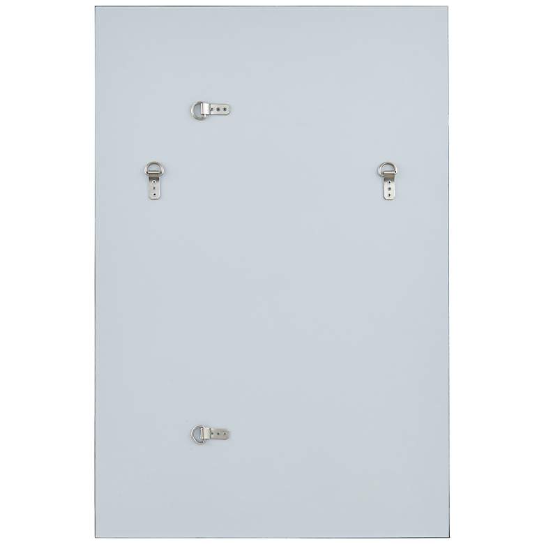 Image 7 Relevei Silver 26" x 39" Rectangular Wall Mirrors Set of 2 more views