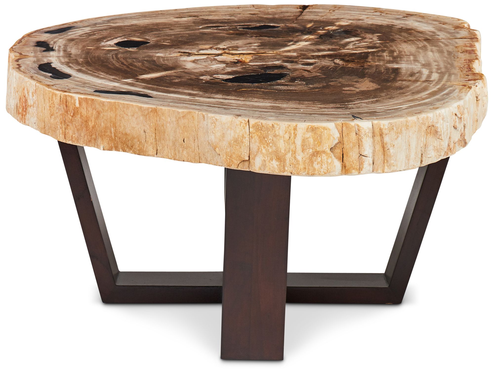 Image 3 Relique 40" Wide Natural Light, Dark Brown Coffee Table more views