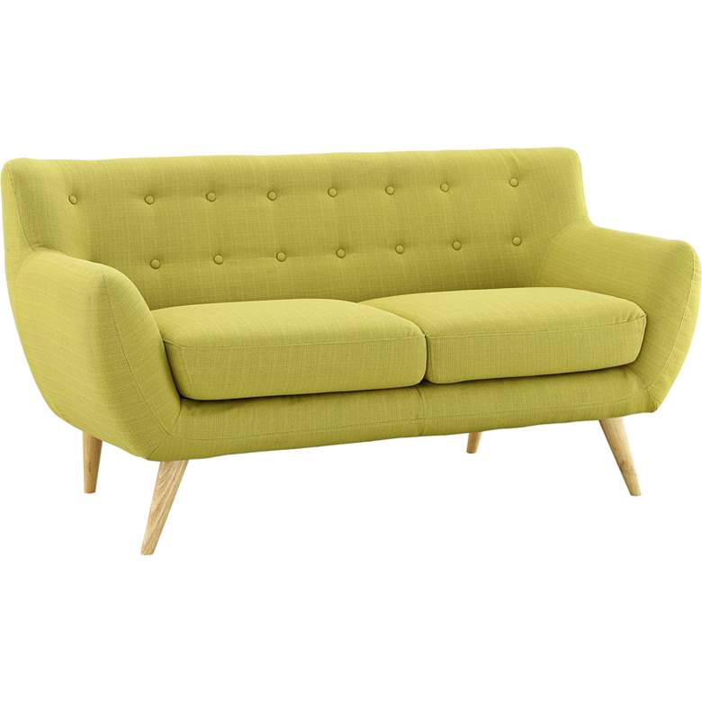 Image 3 Remark 61 1/2" Wide Fabric Tufted Loveseat more views