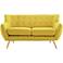 Remark 61 1/2" Wide Sunny Fabric Tufted Loveseat