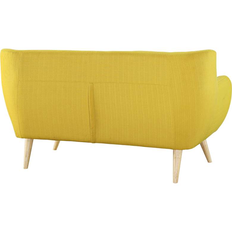 Image 4 Remark 61 1/2" Wide Sunny Fabric Tufted Loveseat more views