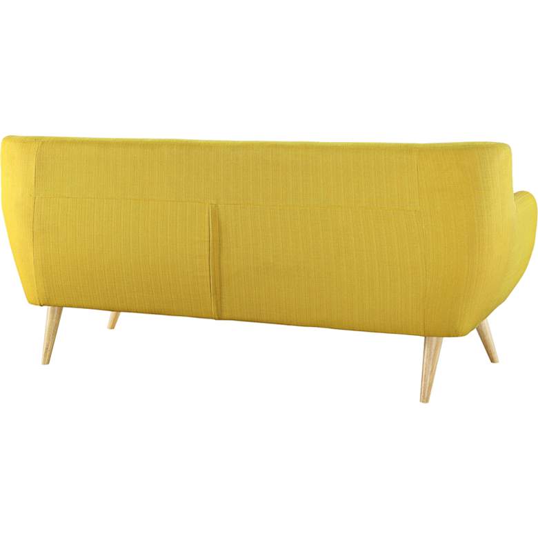 Image 4 Remark Sunny 74" Wide Fabric Tufted Sofa more views