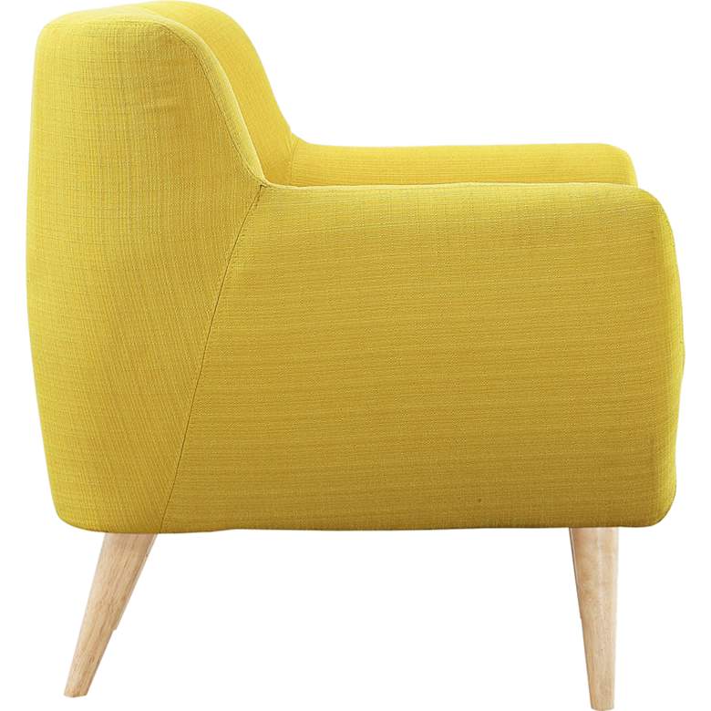 Image 4 Remark Sunny Fabric Tufted Armchair more views