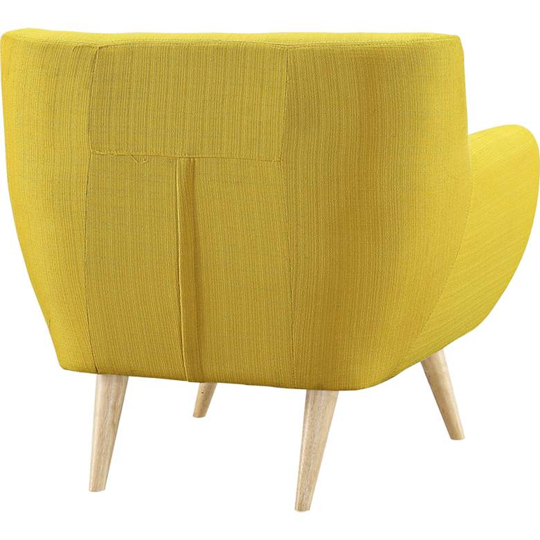 Image 5 Remark Sunny Fabric Tufted Armchair more views