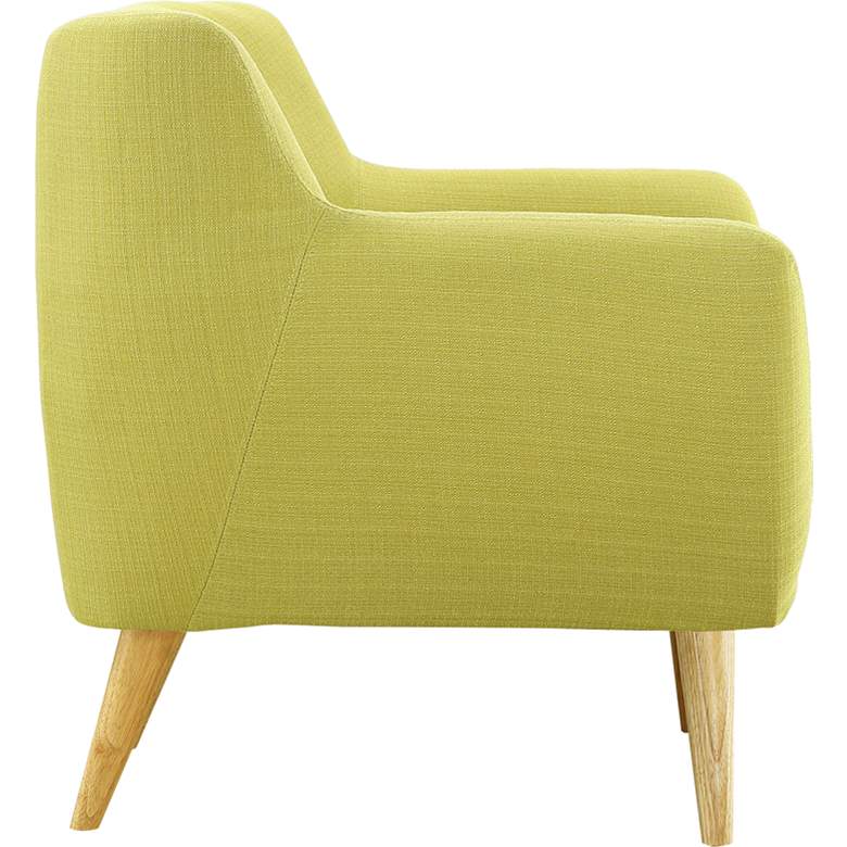 Image 4 Remark Wheatgrass Fabric Tufted Armchair more views