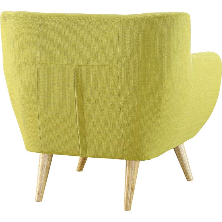 Image 5 Remark Wheatgrass Fabric Tufted Armchair more views