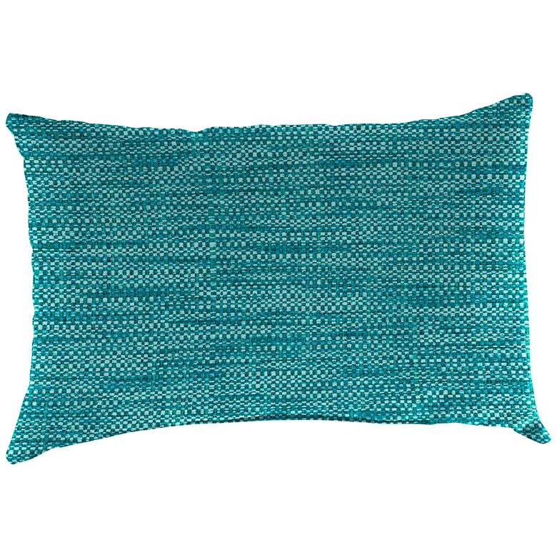 Remi Lagoon Text 18 inchx12 inch Accent Indoor-Outdoor Pillow
