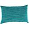 Remi Lagoon Text 18"x12" Accent Indoor-Outdoor Pillow