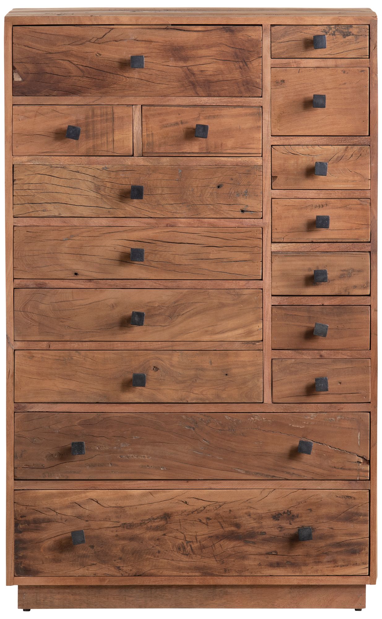 Image Remington 30" Wide Brown Mango Wood 16-Drawer Chest