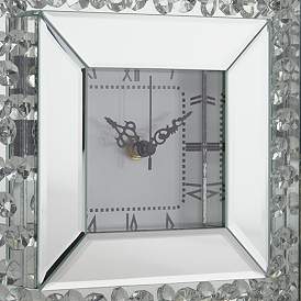 Image3 of Remington Crystal and Mirror 10 1/4" Square Table Clock more views