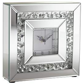 Image5 of Remington Crystal and Mirror 10 1/4" Square Table Clock more views