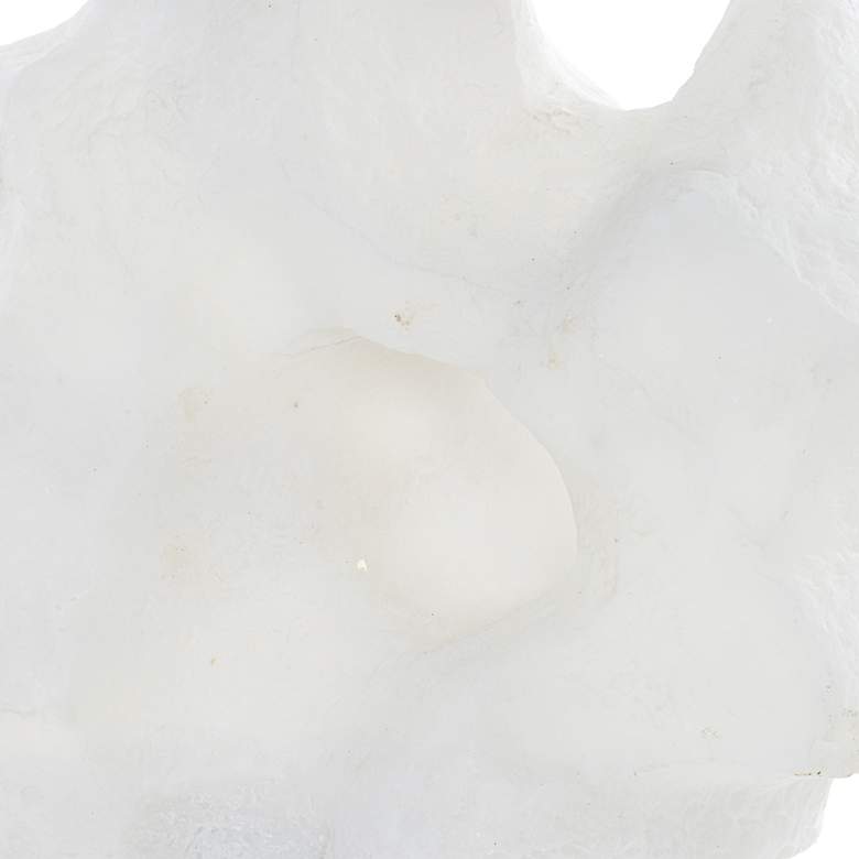 Image 3 Remnant 16" High White Abstract Stone Sculptures Set of 2 more views