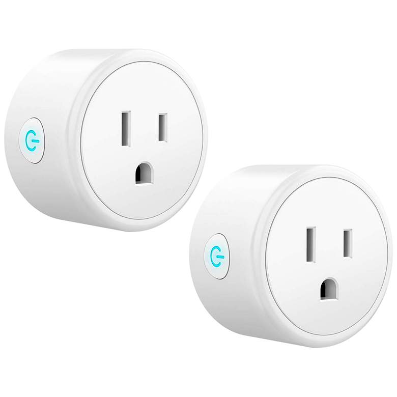 Image 1 Remote Control WiFi Smart Sockets App or Smart Home Set of 2 by Tesler