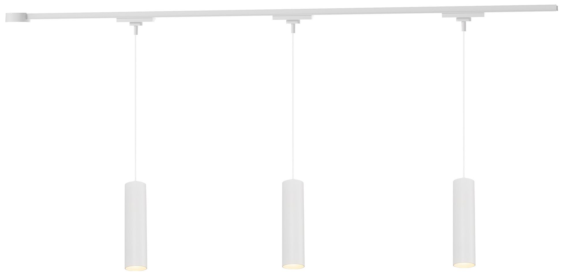 Remuda 3 Light White dimmable 3000K LED Trilo Track Ceiling Kit