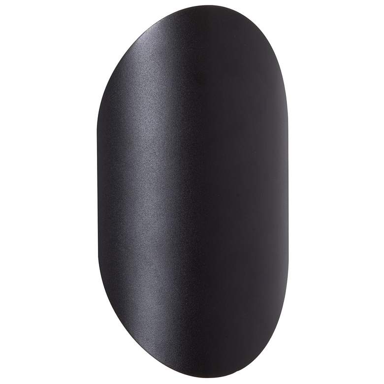 Image 1 Remy 10" High Black Outdoor LED Wall Sconce