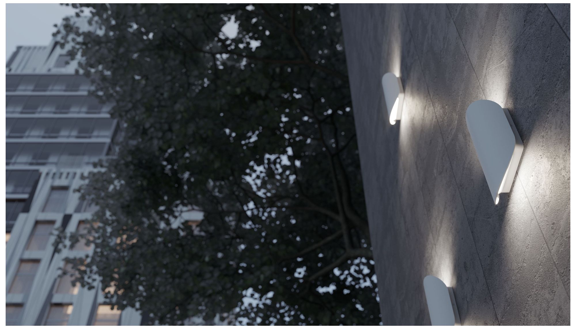 Image 3 Remy 10" High White Outdoor LED Wall Sconce more views