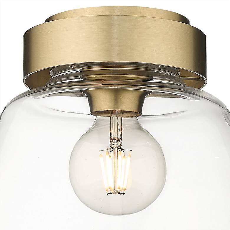 Image 3 Remy 10" Wide Brushed Champagne Bronze Ceiling Light more views